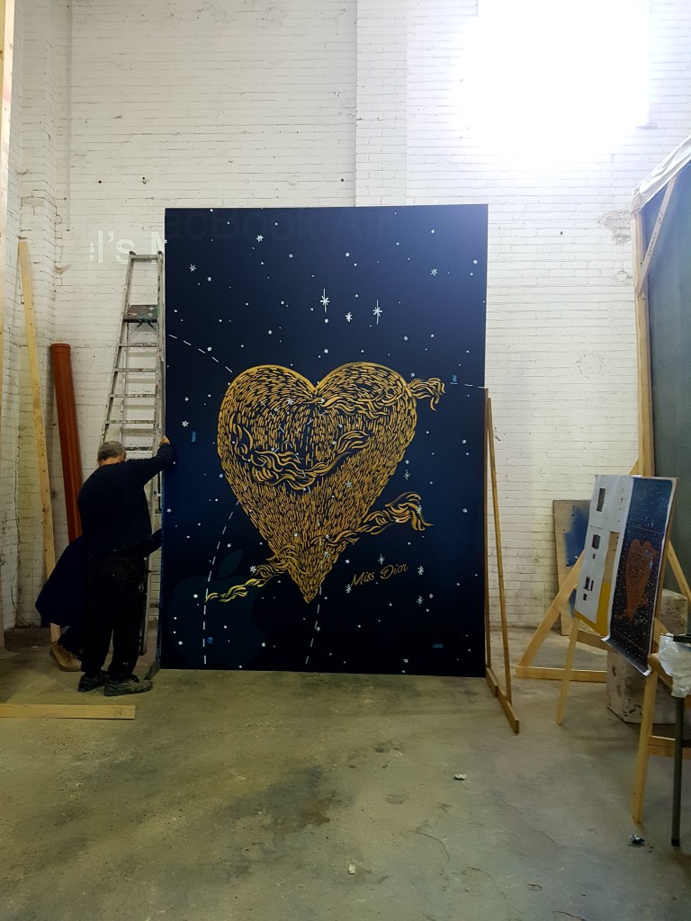 Dior Lafayette Paris 70th Anniversary - Painted Canvas