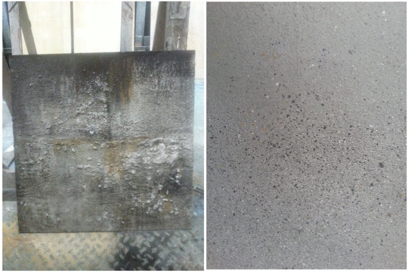 Concrete effect on MDF