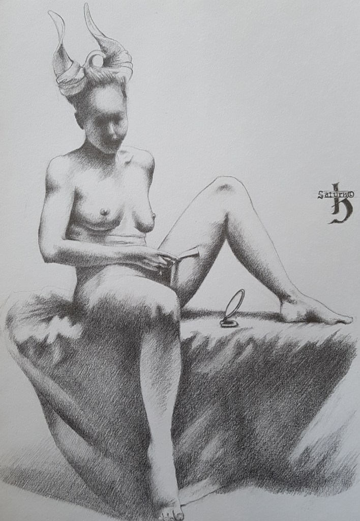 Copy of Saturno Butto`, pencil on paper A4