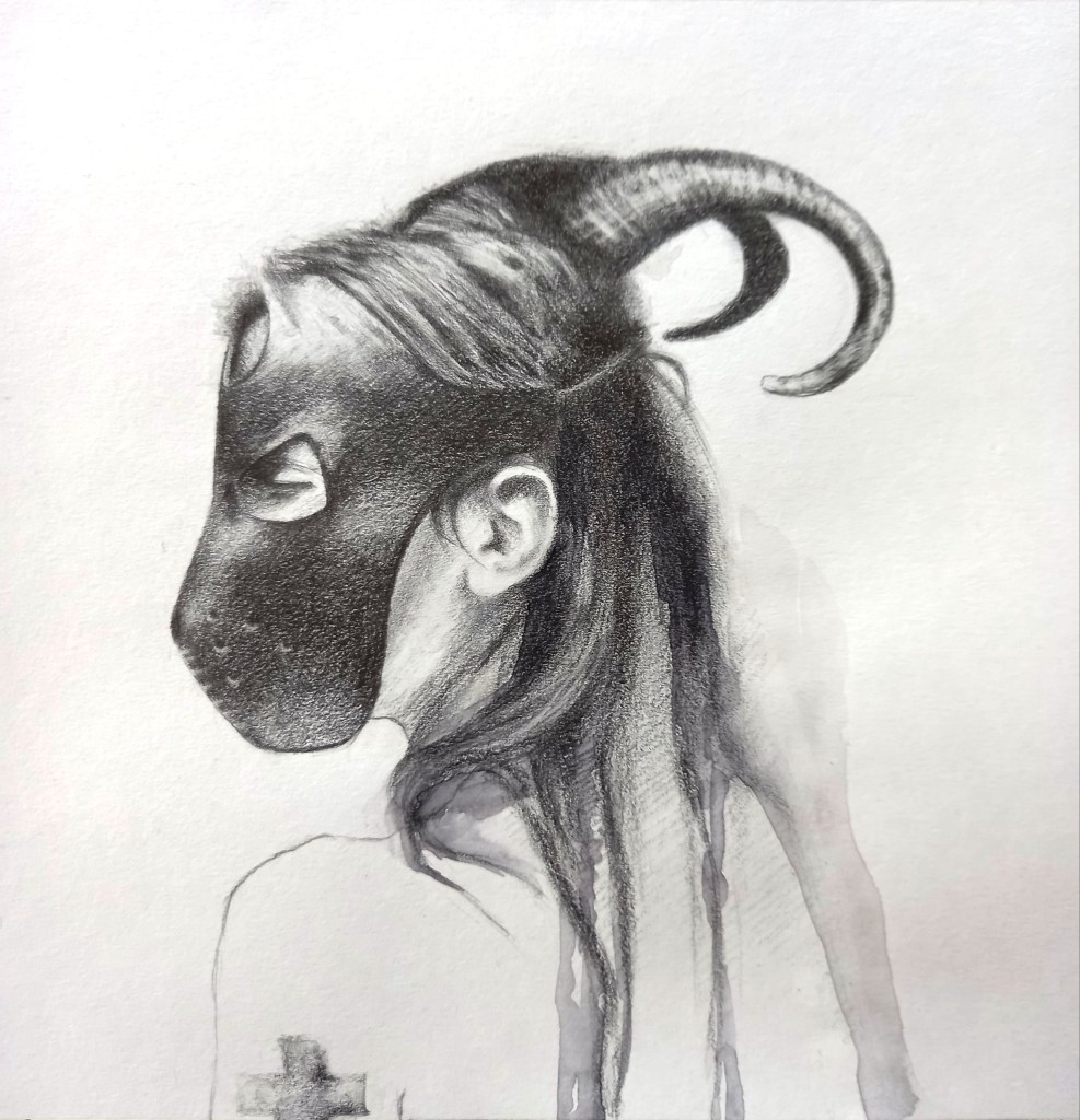 Copy of Saturno Butto`, pencil on paper A4