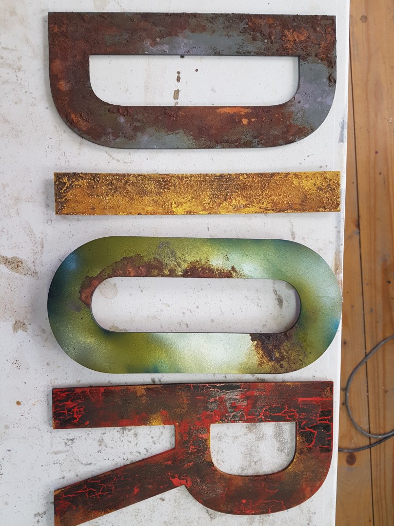 Dior, test painting for windows, 2018 1