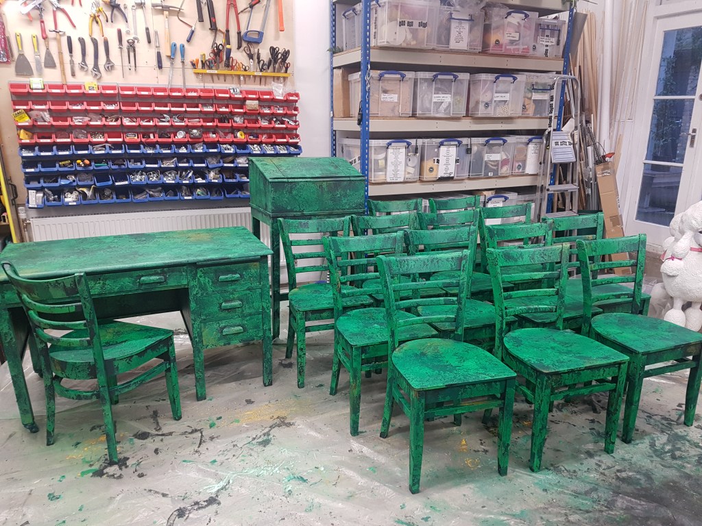 Guys And Dolls show for Paris, France 2019 2. Lead painter