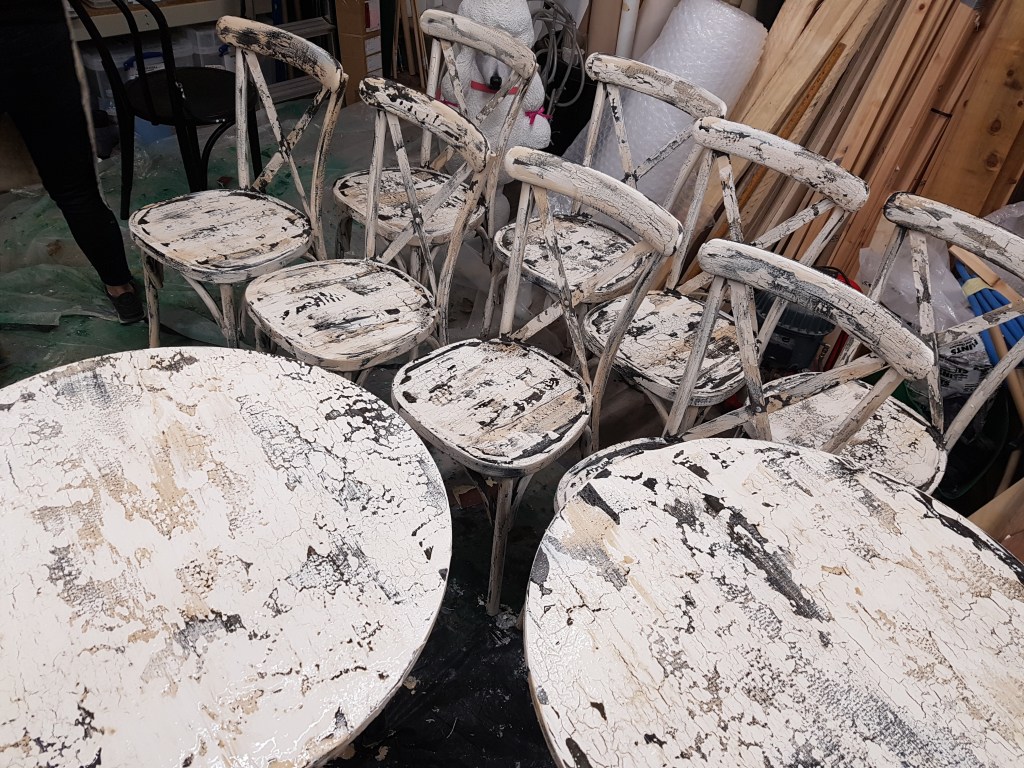 Guys And Dolls show for Paris, France 2019. Lead painter