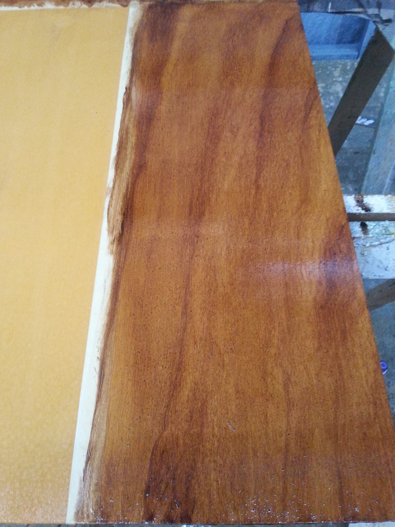 Mahogany effect on MDF