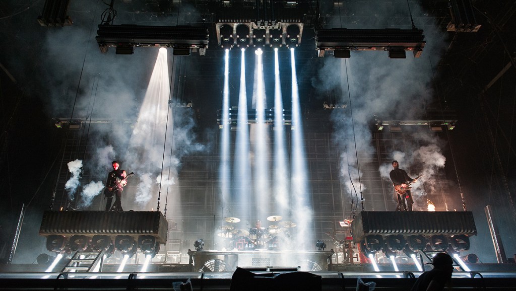 Rammstein set 2017, scenic painter, teamwork