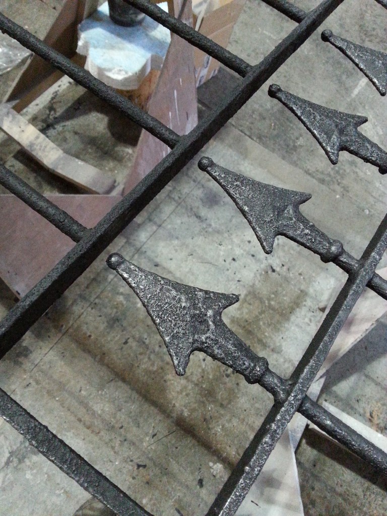 The Crystal Maze 2016 - Medieval Zone- texture and ageing on metal