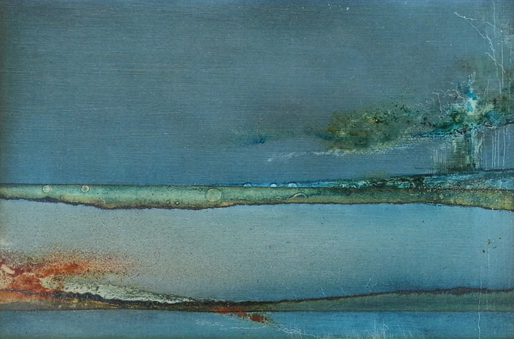 The horizon project 001, mixed tecniques on MDF