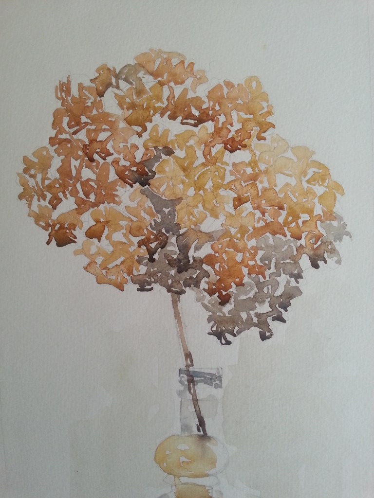 Watercolors on paper